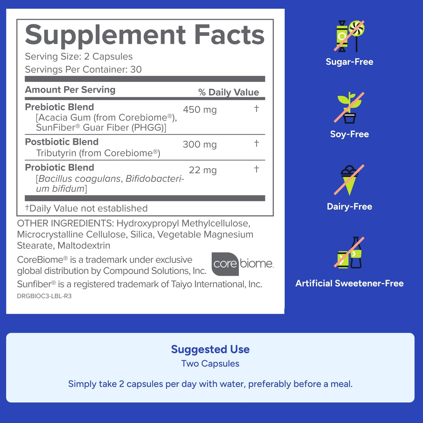 Gundry MD® Bio Complete 3, 3-in-1 Probiotics for Gut Health, Probiotic Supplements for Digestion, Supplement Supporting Bloating, Gas, Food Cravings - Maple Wellness Supplements