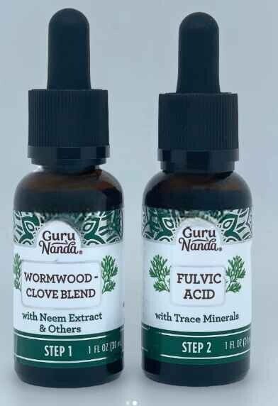 GuruNanda Paracleanse with Wormwood, Clove & Fulvic Acid with Neem Extract - 2 Step - Maple Wellness Supplements