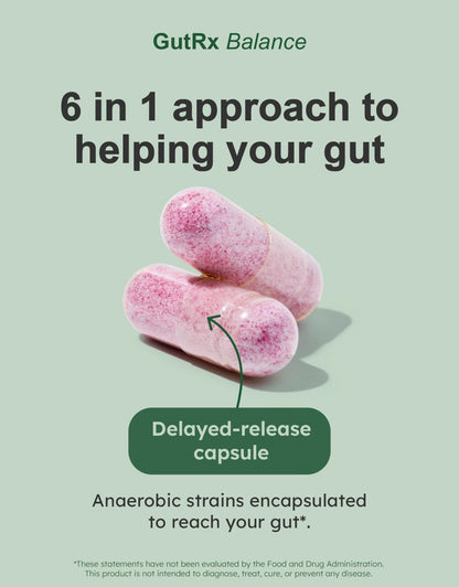 GutRx Balance – Probiotics for Women & Men with Akkermansia Probiotic & Christensenella, GLP-1 Alternative for Gut Health with Lactobacillus Plantarum, - Maple Wellness Supplements