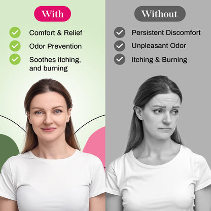 Gynacan Boric Acid Suppositories for Women - pH Balance Vaginal Treatment for Women Odor Prevention, Pure Formula, No-Mess Applicator, Gentle & Effective - Maple Wellness Supplements