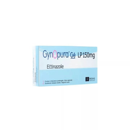 Gynopura Gé LP 150 mg 2x ovules - Local treatment of vulvar and vaginal mycoses - Maple Wellness Supplements