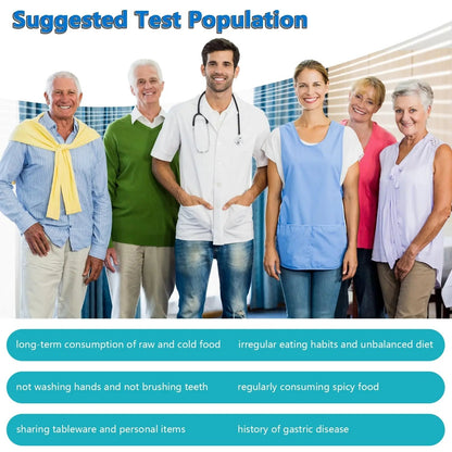 H Pylori Test Kit, Helicobacter Pylori Test Kit - Fast and Accurate, Self-Test at Home, Results in 10-15 Minutes, No Lab Visit Required - Maple Wellness Supplements