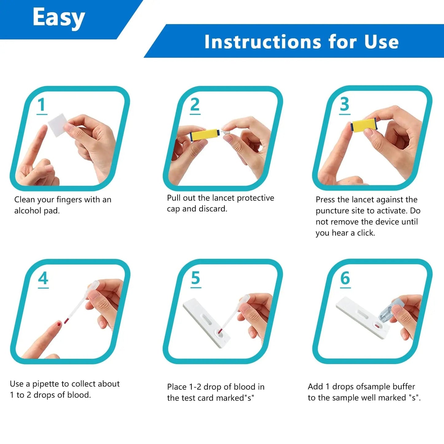 H Pylori Test Kit, Helicobacter Pylori Test Kit - Fast and Accurate, Self-Test at Home, Results in 10-15 Minutes, No Lab Visit Required - Maple Wellness Supplements