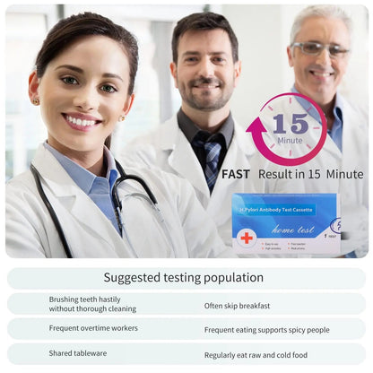 H. Pylori，Helicobacter Pylori Detection 2 Test kit, 10-15 Minutes of Quick Home Testing, The Result is Highly Accurate, Easy to use and Read - Maple Wellness Supplements