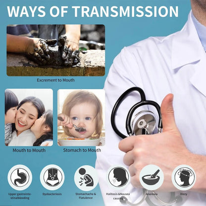 H. Pylori，Helicobacter Pylori Detection 2 Test kit, 10-15 Minutes of Quick Home Testing, The Result is Highly Accurate, Easy to use and Read - Maple Wellness Supplements
