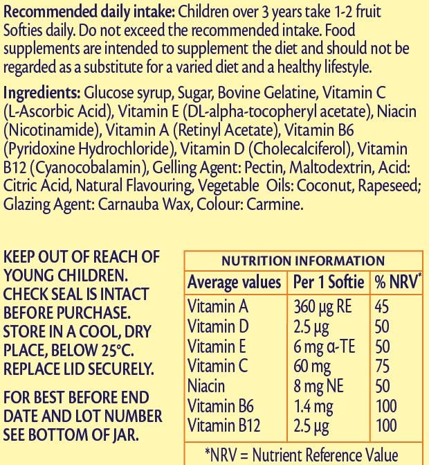 Haliborange Kids Multivitamins Strawberry Capsule Softies, 30 each - Maple Wellness Supplements