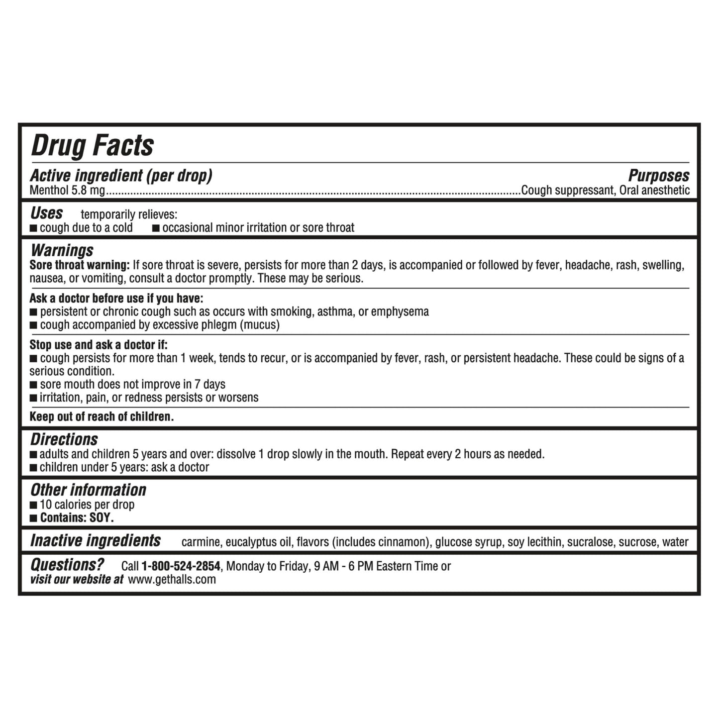 HALLS Cough and Throat Relief Cherry Cough Drops, Bulk Pack, 200 Drops - Maple Wellness Supplements