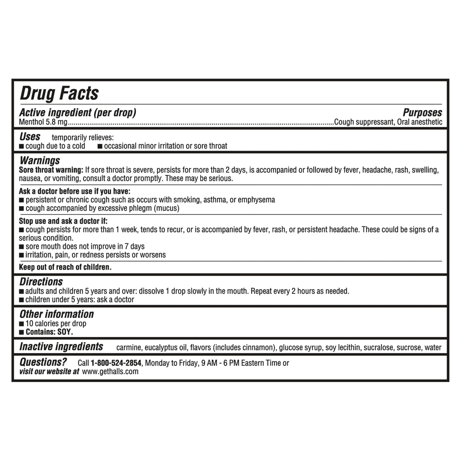 HALLS Cough and Throat Relief Cherry Cough Drops, Bulk Pack, 200 Drops - Maple Wellness Supplements