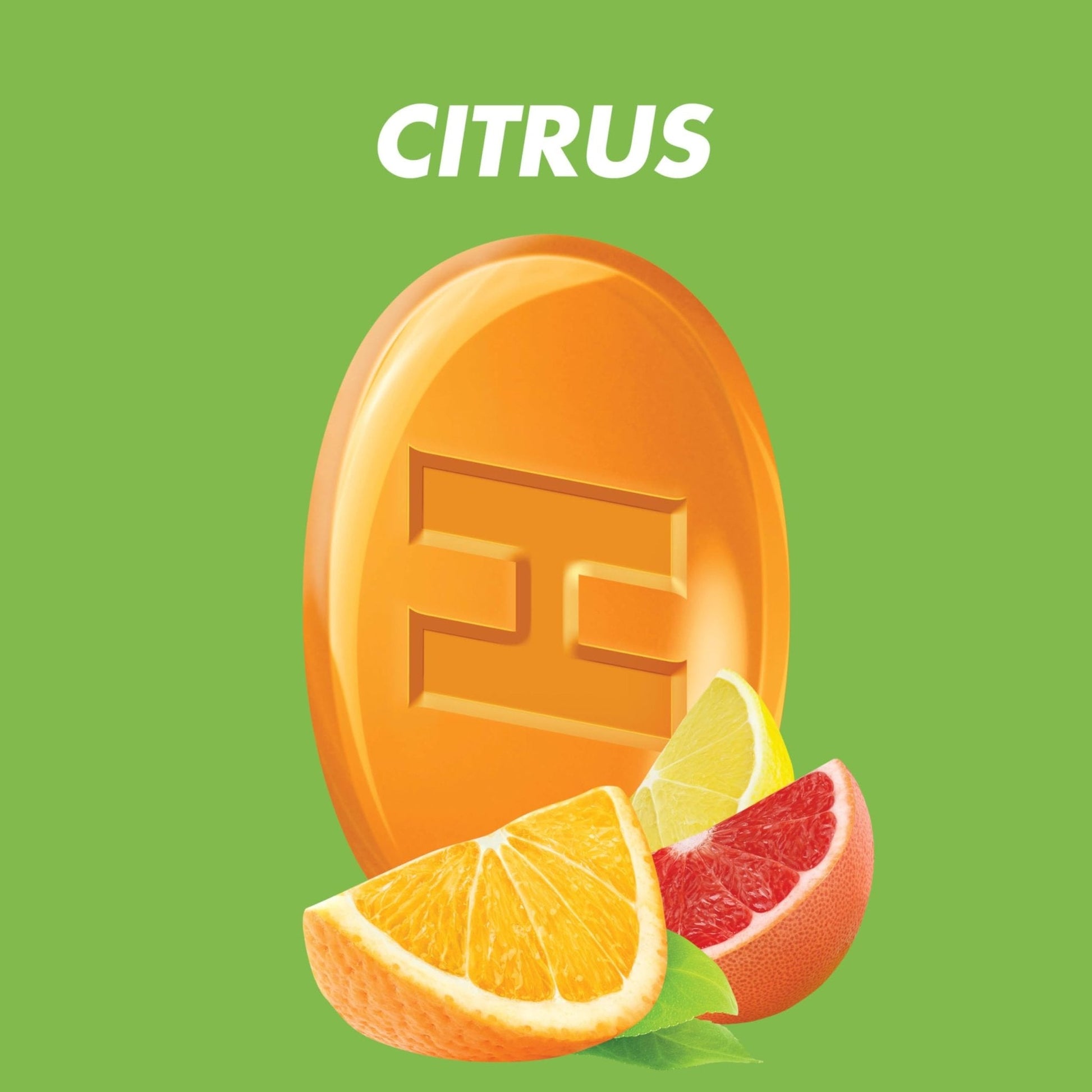 HALLS Defense Assorted Citrus Vitamin C Drops, Economy Pack, 80 Drops - Maple Wellness Supplements