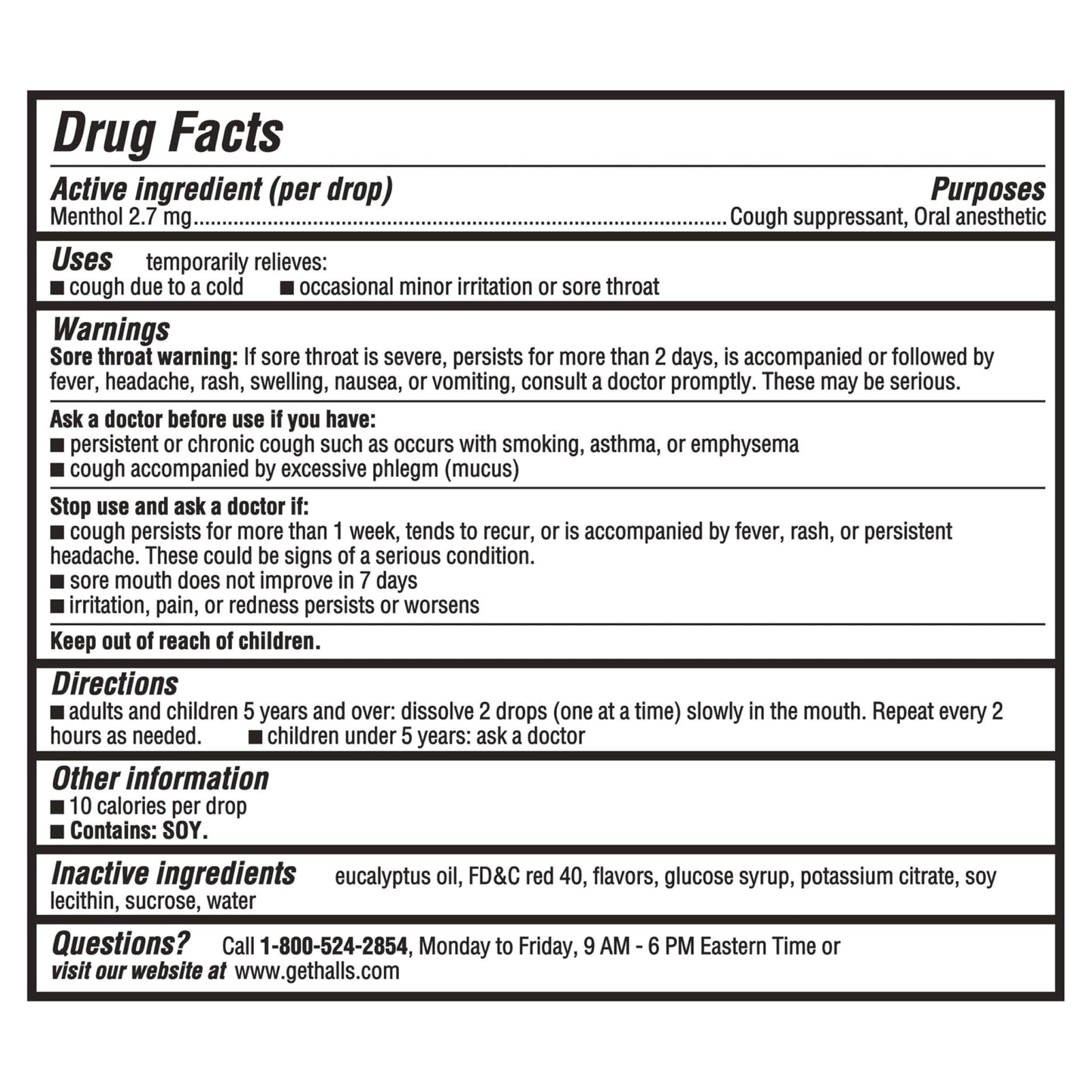 HALLS Throat Relief Strawberry Cough Drops, Value Pack, 80 Drops - Maple Wellness Supplements