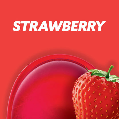 HALLS Throat Relief Strawberry Cough Drops, Value Pack, 80 Drops - Maple Wellness Supplements