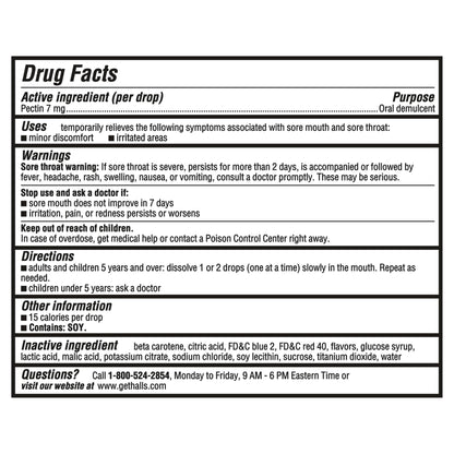 HALLS Throat Soothing Creamy Strawberry Throat Drops, 70 Drops - Maple Wellness Supplements