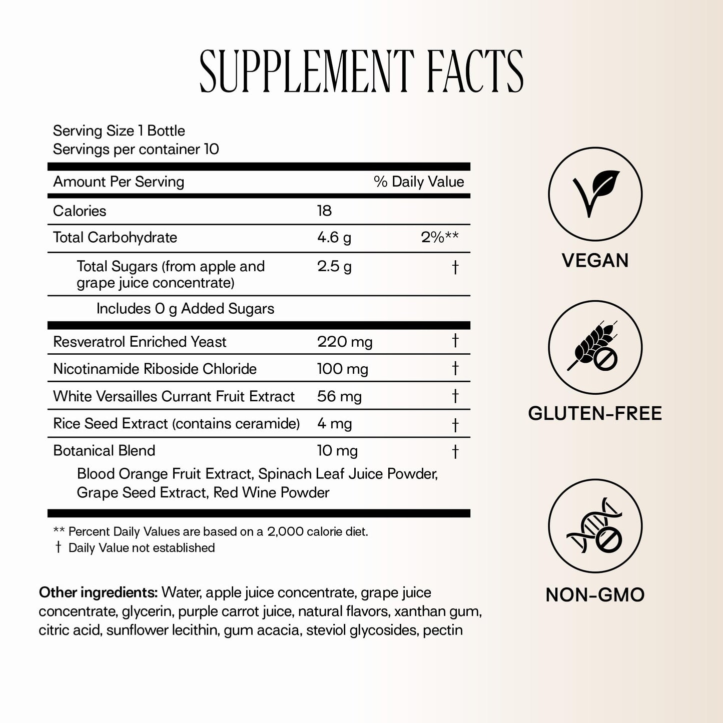Happy Aging Liquid NAD+ Resveratrol Supplement, NMN Alternative, Liposomal Nicotinamide Riboside & Antioxidants for Energy Support, Brain Health, Firm Skin, Twice Weekly Use, 30 Shots - Maple Wellness Supplements
