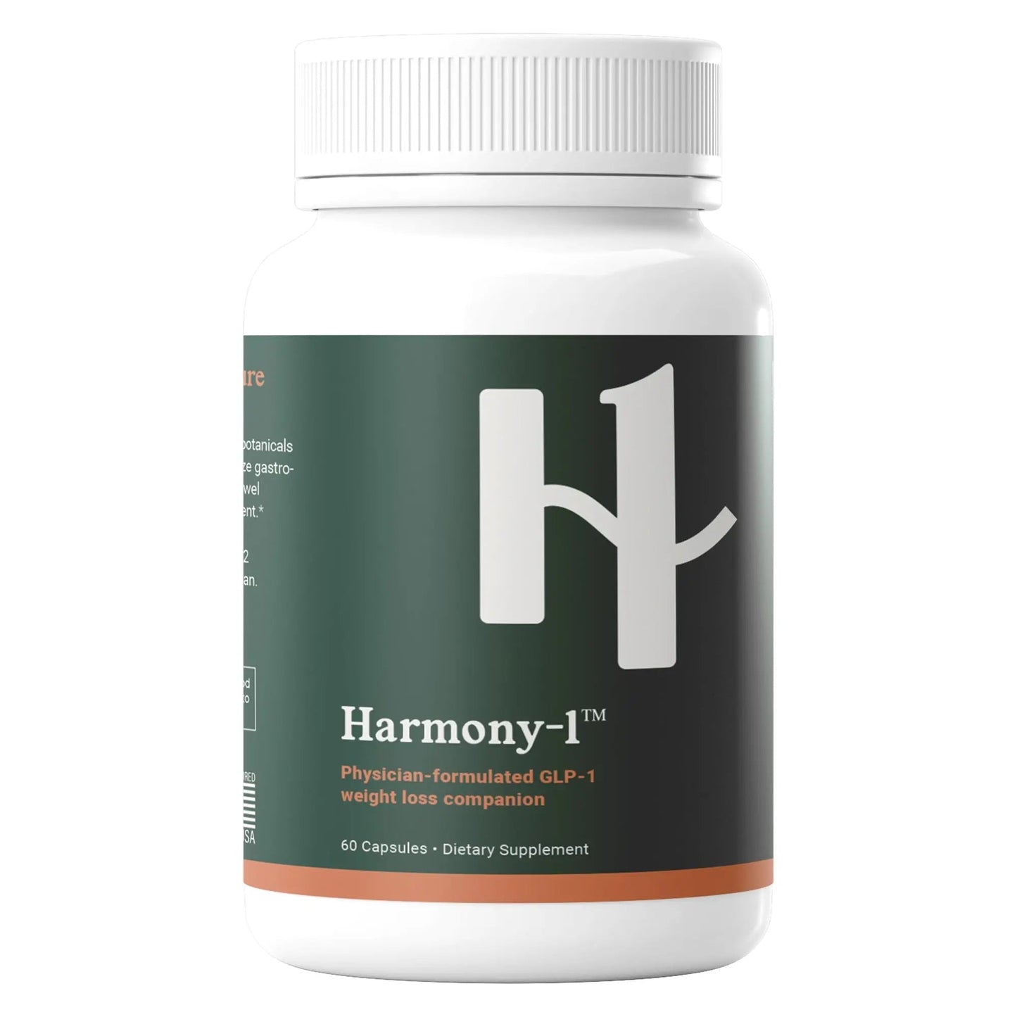 Harmony-1 Gut Health Supplement — Digestive Enzymes + Probiotics for Bloating Relief & Digestive Comfort — GLP-1 Friendly Digestive Support — 60 Capsules - Maple Wellness Supplements