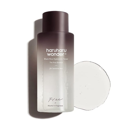 haruharu Wonder Black Rice Hyaluronic Toner for Sensitive Skin, Alcohol Free, Fragrance Free, Deep Hydration - Maple Wellness Supplements