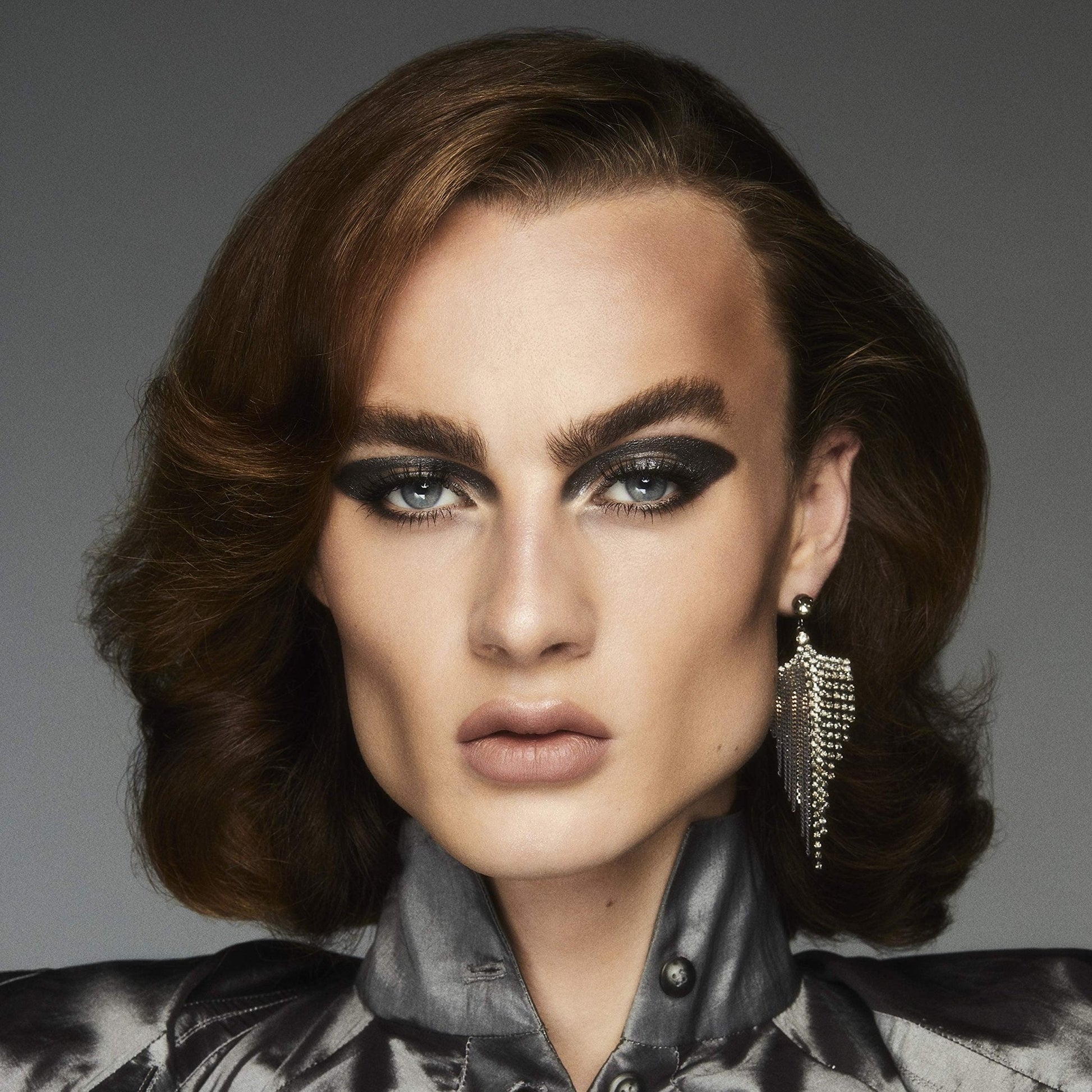 HAUS LABORATORIES By Lady Gaga: RISQUÉ BROW & LASH SPARKLE TOPPER, Brow Gel & Mascara in Black Sparkle, Long Lasting & Buildable Eye Makeup, Vegan & Cruelty-Free, 0.10 Fl. Oz - Maple Wellness Supplements