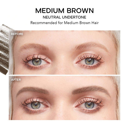 HAUS LABORATORIES by Lady Gaga: THE EDGE MICRO-TIP PRECISION BROW PENCIL, Medium Brown - Maple Wellness Supplements