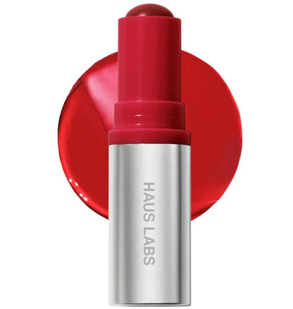 HAUS LABS BY LADY GAGA Color Fuse Lip + Cheek Blush Balm Stick in GlassyWatermelon & ENTEL Aloe Vera Sheet Masque (BONUS) - Maple Wellness Supplements