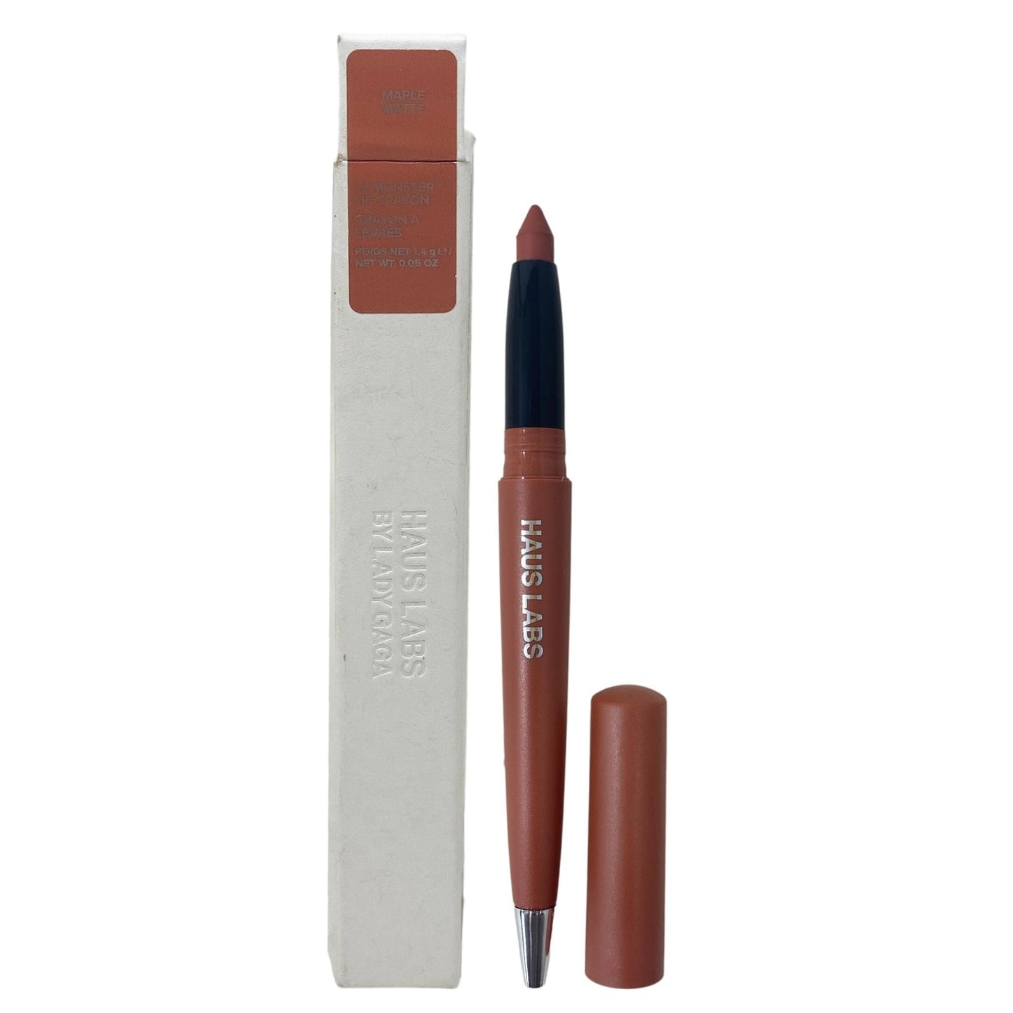 Haus Labs By Lady Gaga Le Monster Lip Crayon - Maple Matte (warm peach brown) 1.4 g / 0.05 oz - Maple Wellness Supplements