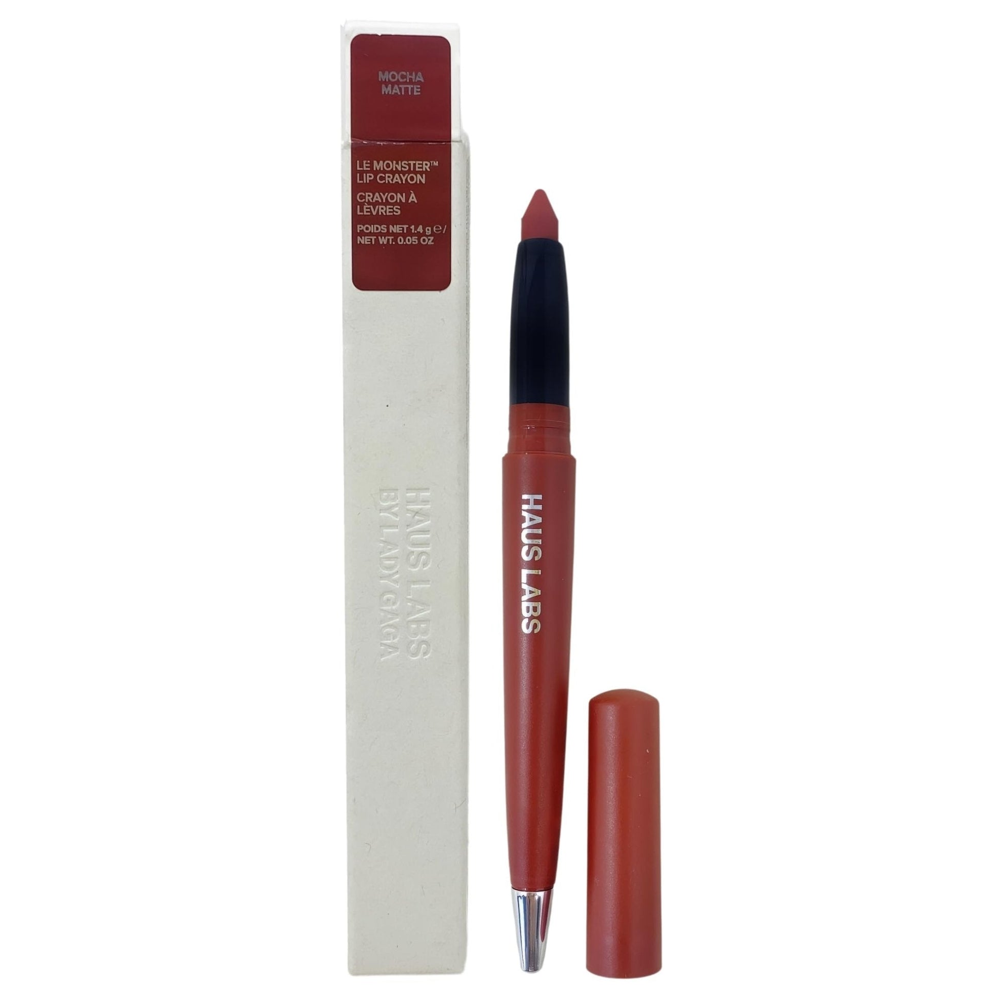 Haus Labs By Lady Gaga Le Monster Lip Crayon - Mocha Matte (warm brown) 1.4 g / 0.05 oz - Maple Wellness Supplements