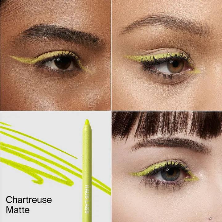 HAUS LABS BY LADY GAGA Optic Intensity Eco Eyeliner - Chartreuse Matte + Complimentary Sheet Face Masque - Maple Wellness Supplements