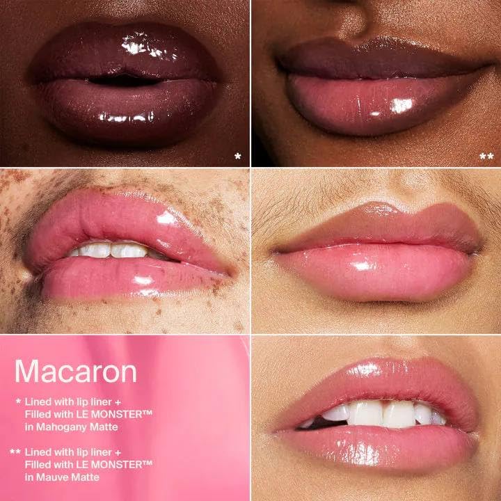 HAUS LABS BY LADY GAGA PHD HYBRID LIP GLAZE - Macaron (Cool Pink) + ENTEL Aloe vera Sheet Masque (BONUS) - Maple Wellness Supplements