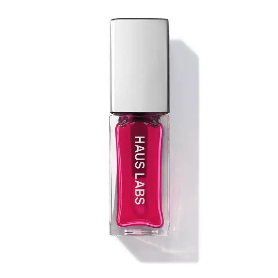 HAUS LABS BY LADY GAGA PhD Hybrid Lip Oil - Primary (Sheer Cherry) & ENTEL Aloe vera Sheet Masque (BONUS) - Maple Wellness Supplements