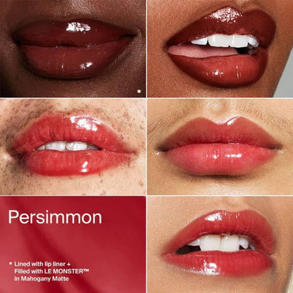 HAUS LABS BY LADY GAGA PHD HYBRIDLIP GLAZE - Persimmon (Reddish Brown) & ENTEL Aloe vera Sheet Masque (BONUS) - Maple Wellness Supplements
