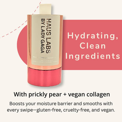 Haus Labs PHD Hybrid Innovation Plumping Lip Glaze Duo - Honey Shimmer Full Size & Persimmon Mini - Maple Wellness Supplements