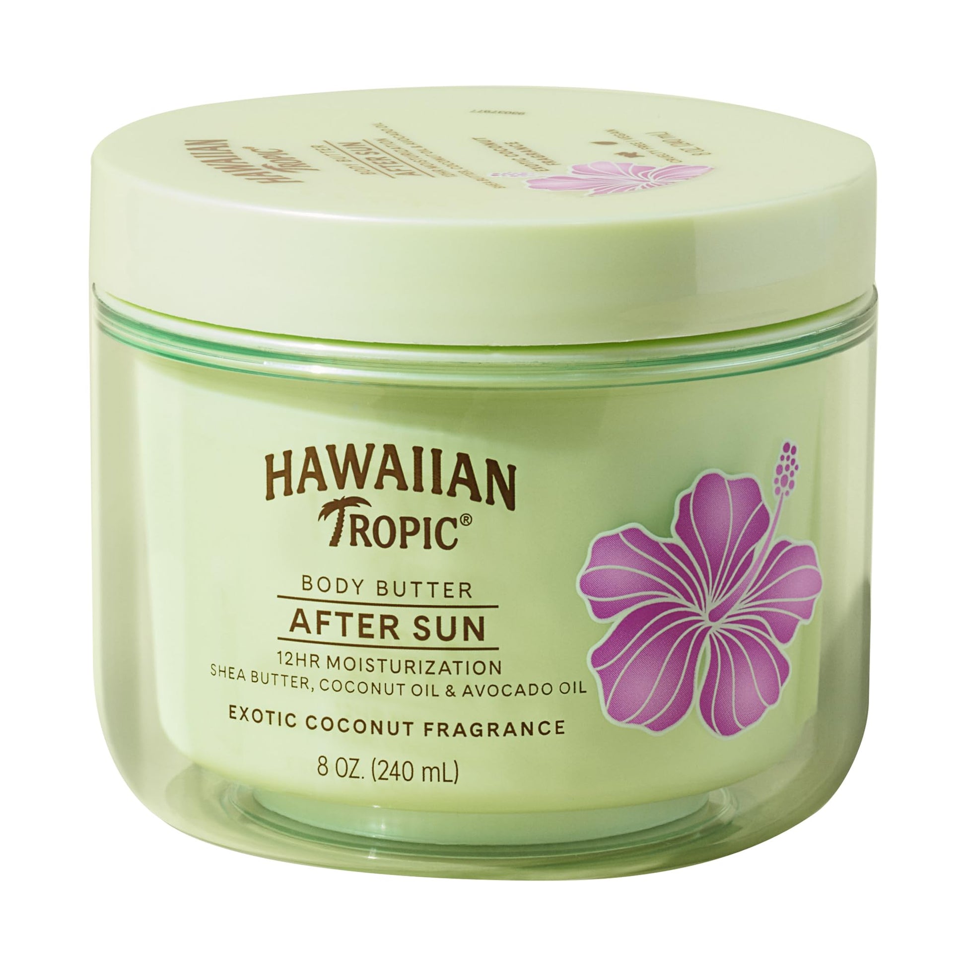 Hawaiian Tropic After Sun Body Butter with Coconut Oil, 8oz, After Sun Lotion, Moisturizing Body Lotion, After Sun Moisturizer - Maple Wellness Supplements
