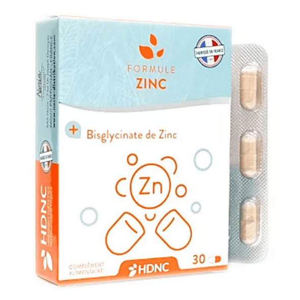 HDNC Zinc Bisglycinate 30 Vegetable Tablets - Maple Wellness Supplements