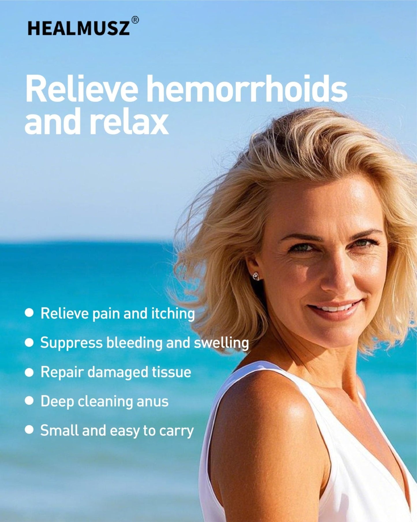 HEALMUSZ Hemorrhoid Fissure Ointment– Hemorrhoid Treatment and Hemorrhoid Cream with Lidocaine and Phenylephrine HCI for Fast Acting Relief of Pain, Swelling, Discomfort, and Itching(1.5 oz) - Maple Wellness Supplements