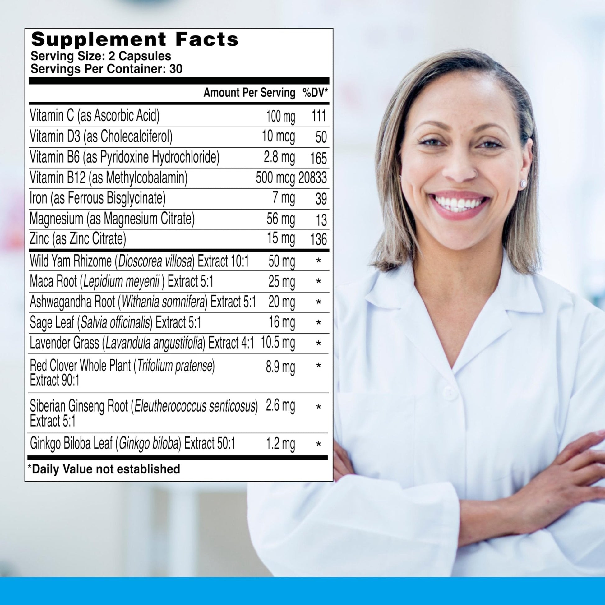 Health & Her Perimenopause & Mind+ - Multi-Nutrient and Cognitive Function Support Bundle (1-Month Supply) - Maple Wellness Supplements