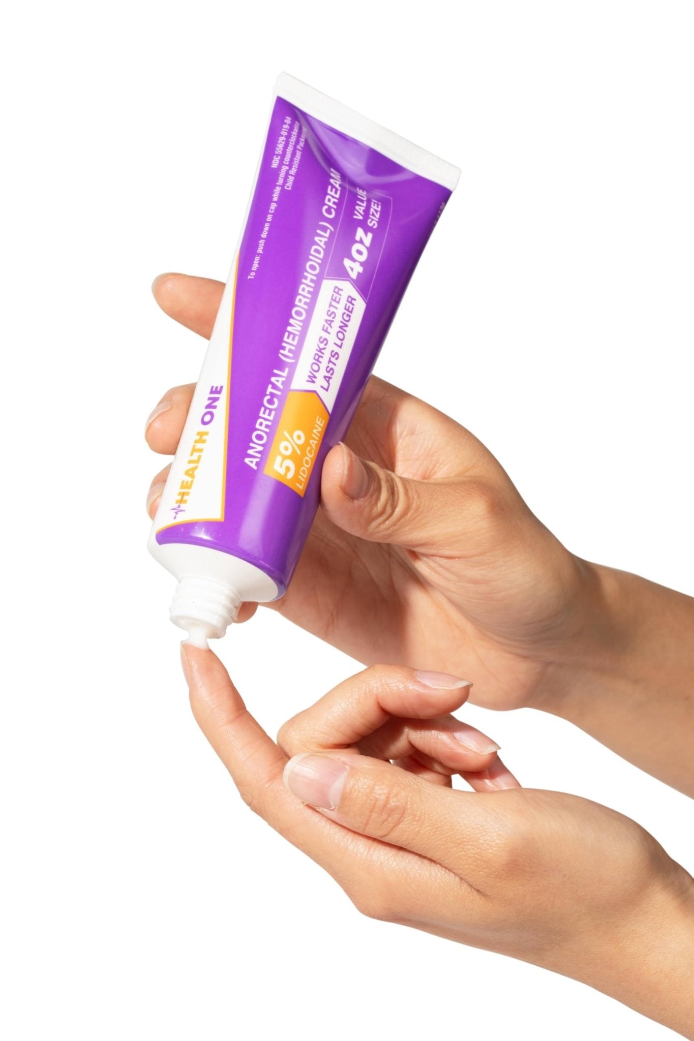 HEALTH ONE Lidocaine 5% Cream Maximum Strength Topical Anorectal Numbing Cream – 4 oz CRC Tube - Maple Wellness Supplements