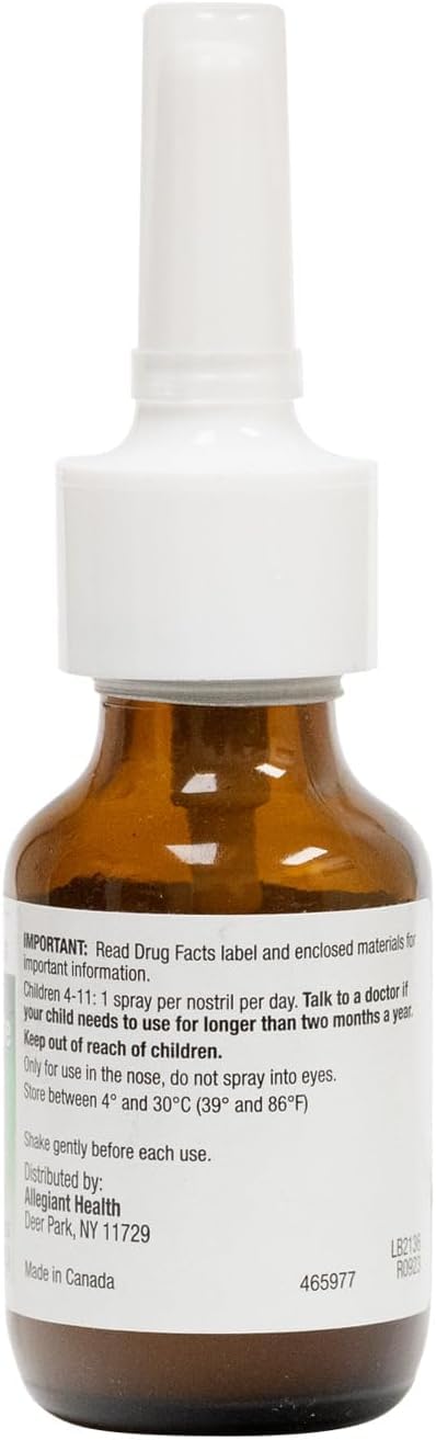 HealthA2Z® Allergy Relief, Fluticasone Propionate 50mcg, Nasal Spray, 24-Hour Allergy Relief, Nasal Decongestant, Dye Free, 72 Sprays (0.38 fl oz) - Maple Wellness Supplements