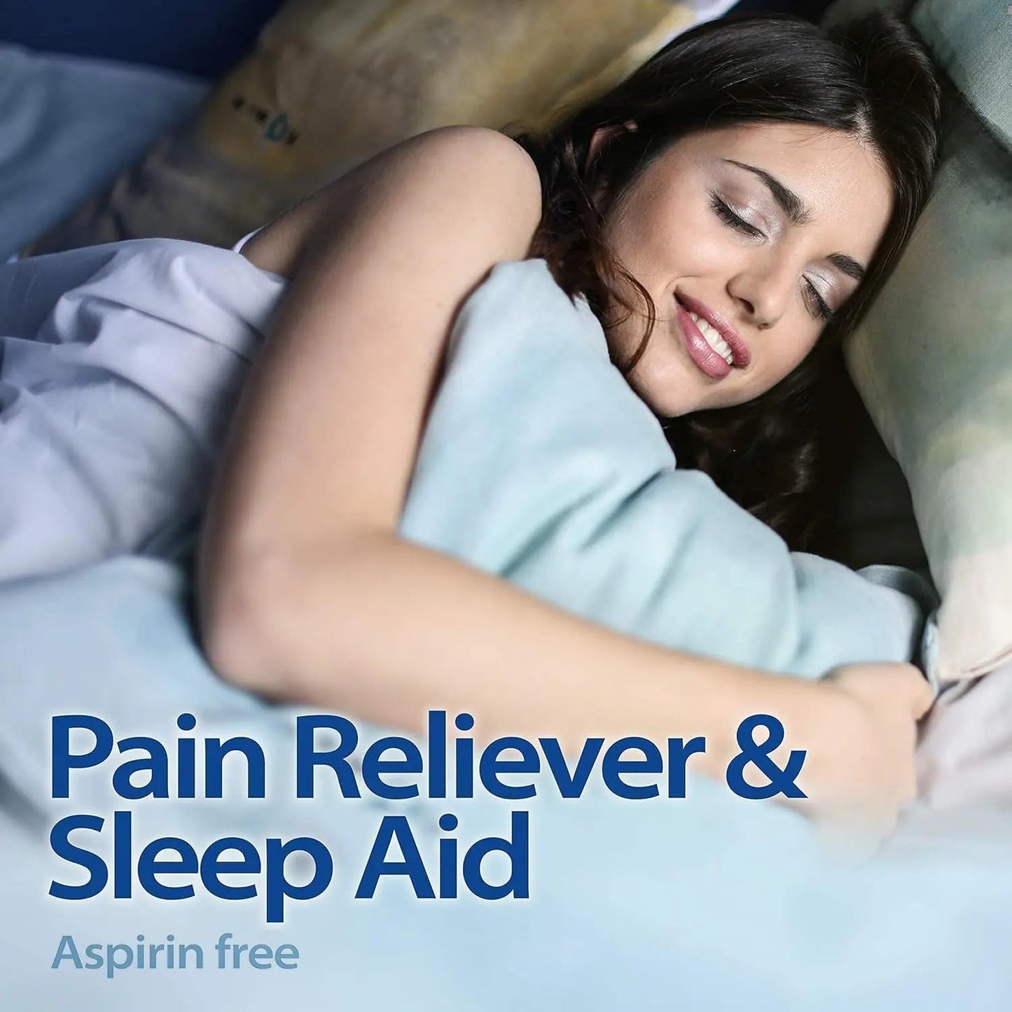 HealthA2Z® Extra Strength Pain Relief PM| Acetaminophen 500mg | Diphenhydramine 25mg | Pain Reliever & Nighttime Sleep Aid | (365 Count (Pack of 1)) - Maple Wellness Supplements