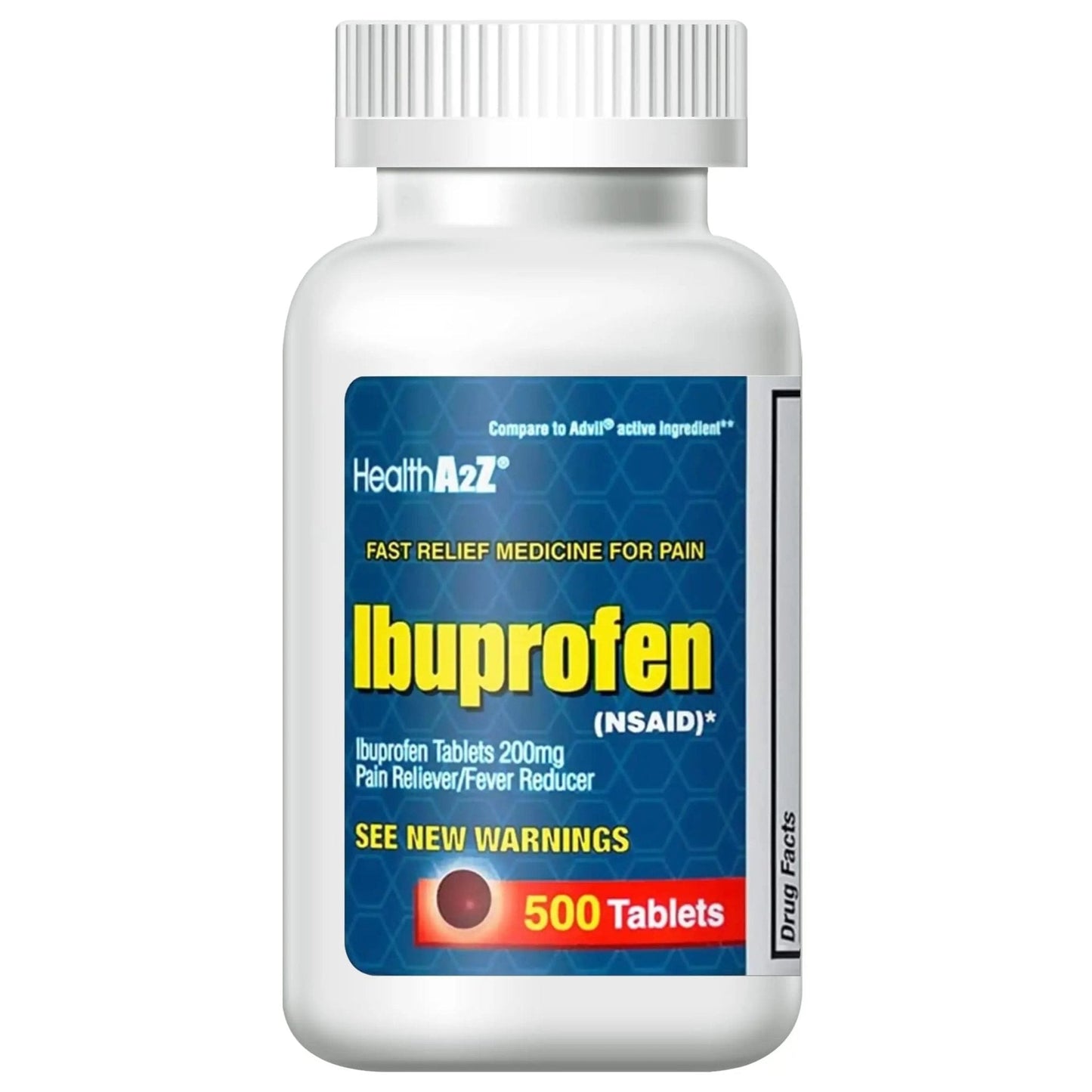 HealthA2Z® Ibuprofen 200mg | 500 Counts | Pain Relief | Body Aches | Headache | Arthritis | Cramps | Back Pain | Fever Reducer… (500 Count) - Maple Wellness Supplements