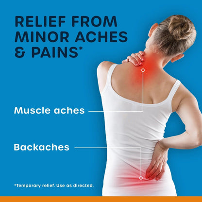 HealthCareAisle Naproxen Sodium, 220 mg - 225 caplets - Back and Muscle Pain Reliever, Up to 12 Hours of Relief - Maple Wellness Supplements