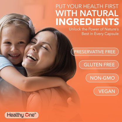 Healthy Immune - 10 in 1 Formula - Cold & Flu Virus - Sick & Illness - Covid - Elderberry - Echinacea - Vitamin C - Zinc - Garlic - Reishi - Andrographis - Astragulus - Antioxidants - Immunity - 120ct - Maple Wellness Supplements