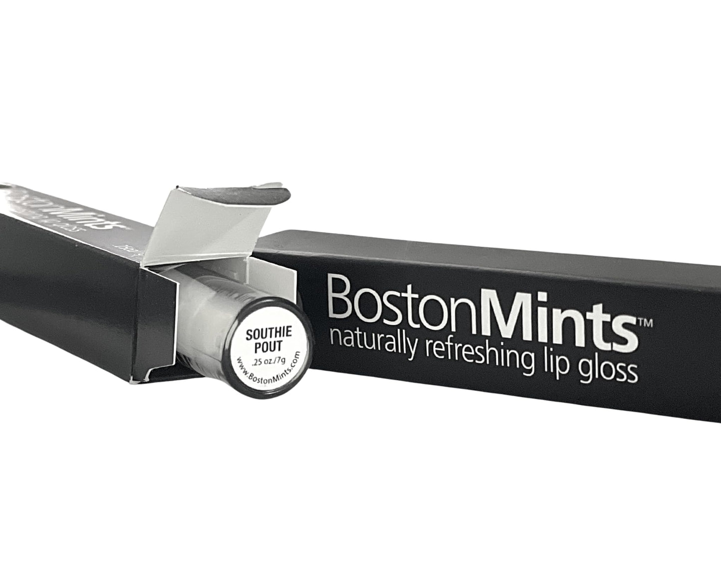 Healthy, Naturally Lip Plumping Clear LipGloss, Southie Pout (.25oz) - Vegan, Plant-Based ingredients. Cooling Mint Enhances Fullness, while Avocado Oil and Jojoba provides lasting Hydration. - Maple Wellness Supplements
