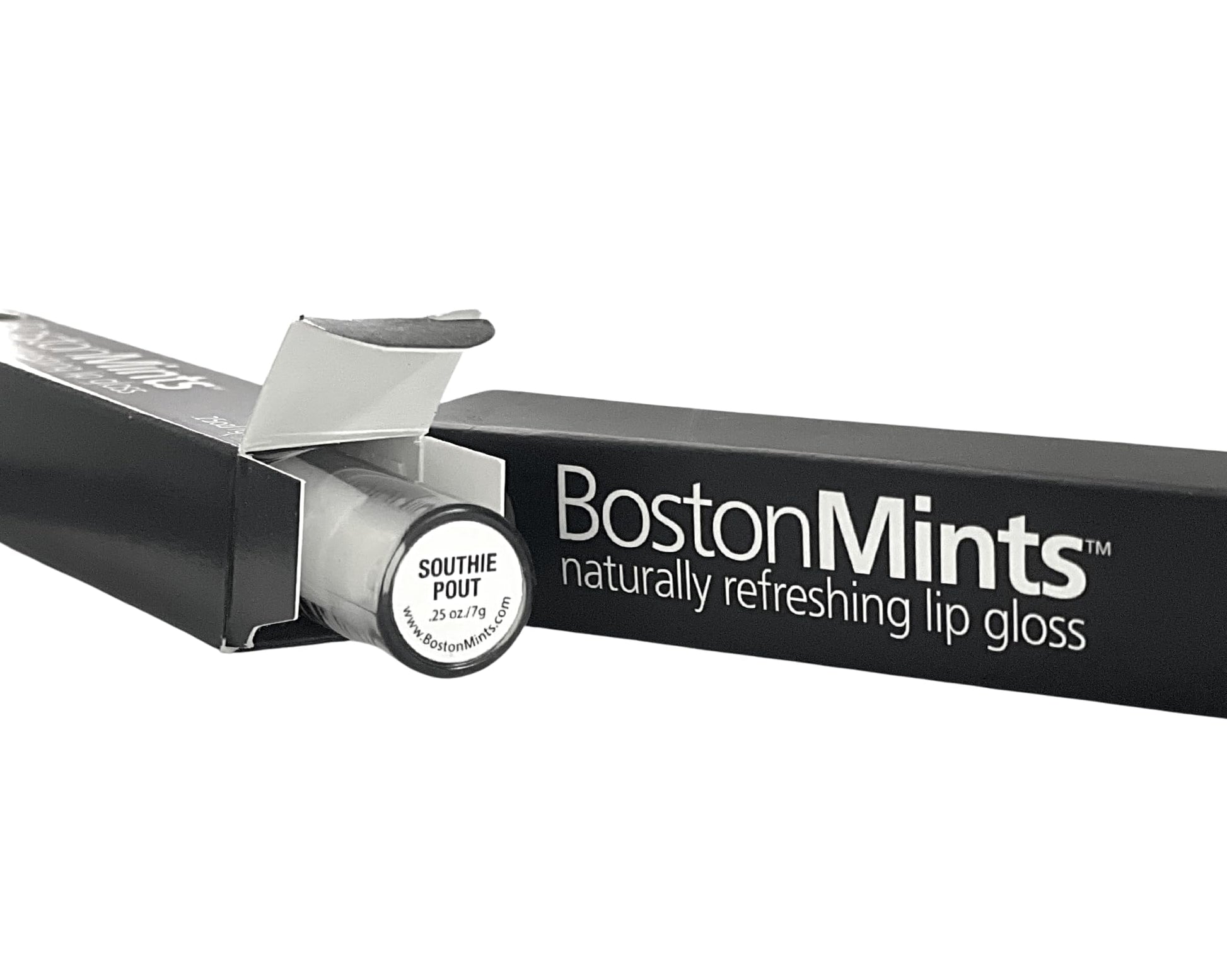 Healthy, Naturally Lip Plumping Clear LipGloss, Southie Pout (.25oz) - Vegan, Plant-Based ingredients. Cooling Mint Enhances Fullness, while Avocado Oil and Jojoba provides lasting Hydration. - Maple Wellness Supplements
