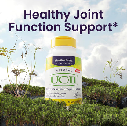 Healthy Origins UC-II 40 mg (Undenatured Type II Collagen, Non-GMO, Gluten Free, Joint Support), 120 Veggie Caps - Maple Wellness Supplements