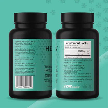 Healus Complete Biotic - Postbiotic Tributyrin Supplement - Postbiotics for Gut Health - Butyrate Gut Health Supplement - Maple Wellness Supplements