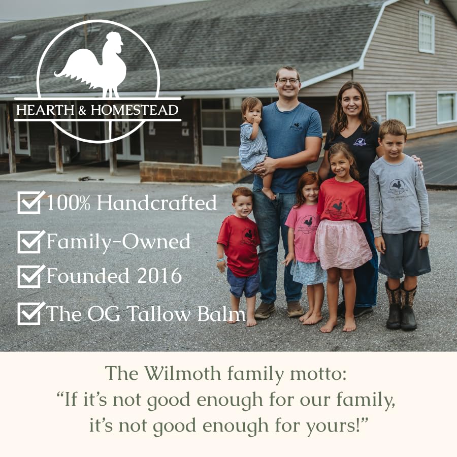 Hearth and Homestead: Handmade Whipped Tallow Balm (Unscented/Herb-Infused) - Maple Wellness Supplements