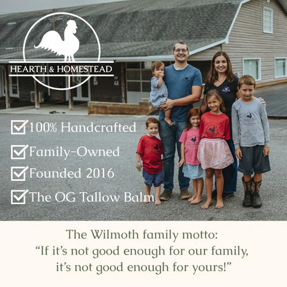Hearth and Homestead: Handmade Whipped Tallow Balm (Unscented/Herb-Infused) - Maple Wellness Supplements