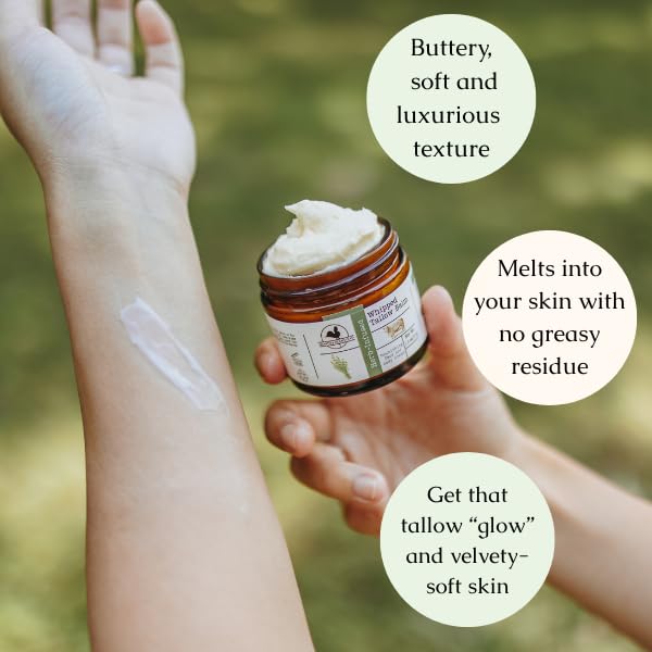 Hearth and Homestead: Handmade Whipped Tallow Balm (Unscented/Herb-Infused) - Maple Wellness Supplements