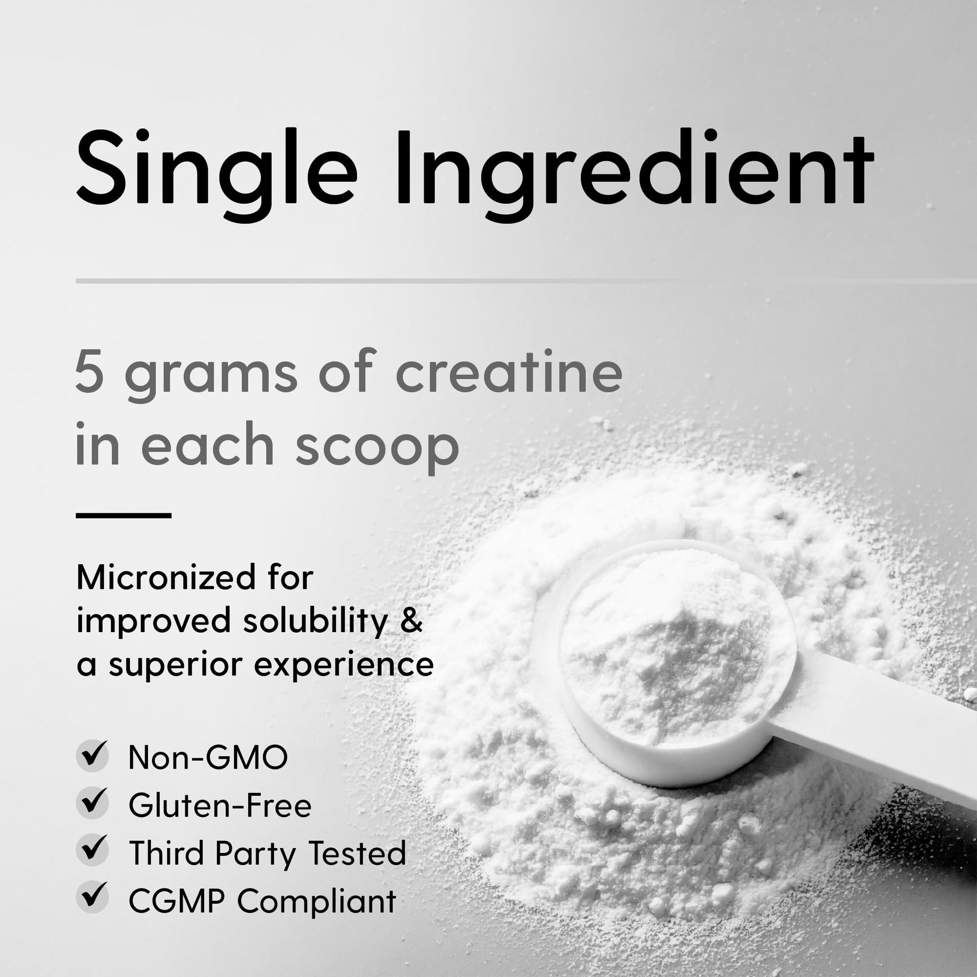 HEARTHY FOODS Creatine Monohydrate Micronized Powder 500G - 100 Servings, 5000mg Per Serving (5g) - 17.9 Oz for Men & Women Muscle Growth & Recovery - UNFLAVORED - Maple Wellness Supplements