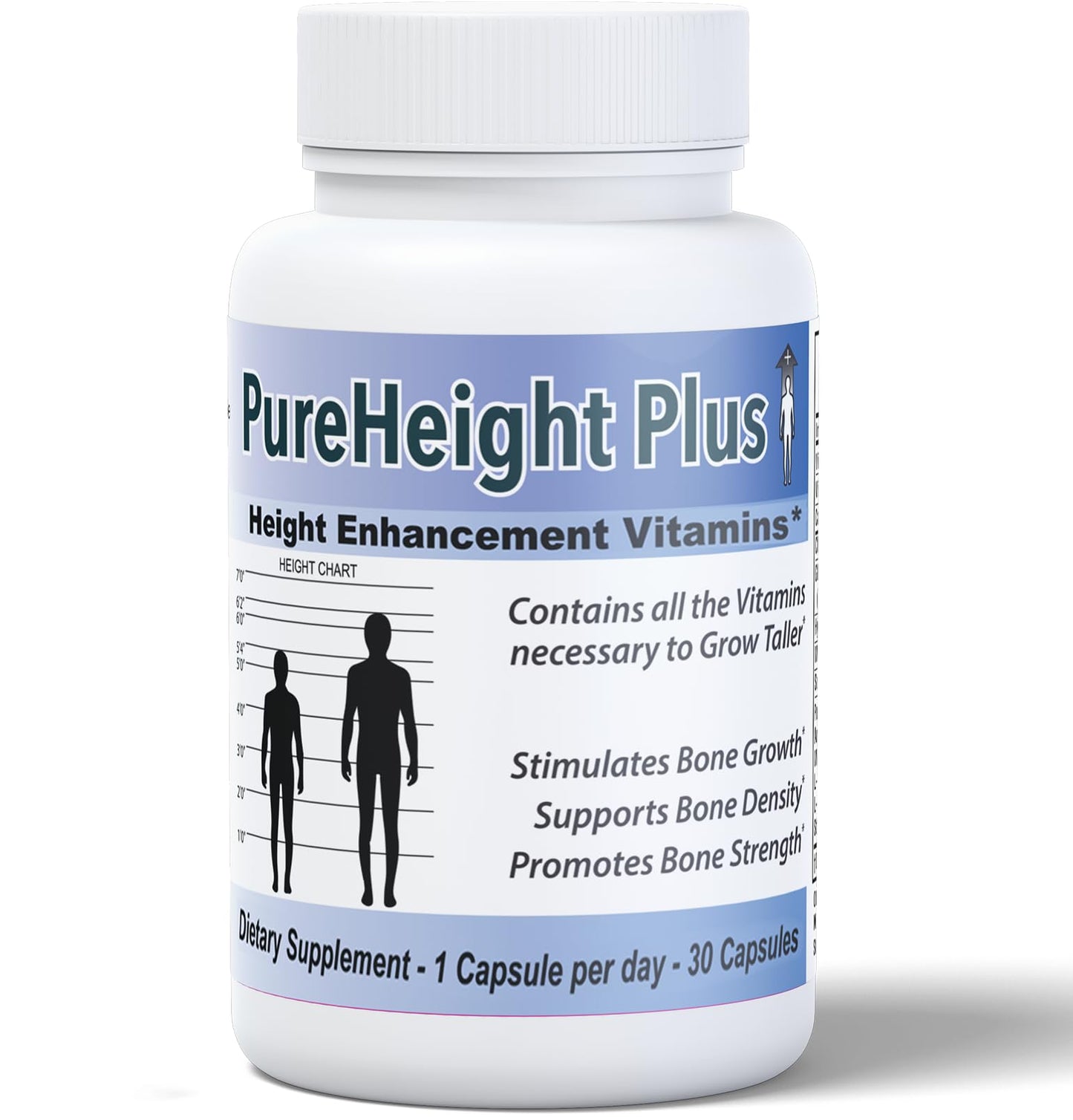 Height Growth Vitamins Grow Taller - Increase Bone Strength Bone Density Bone Growth - Maple Wellness Supplements
