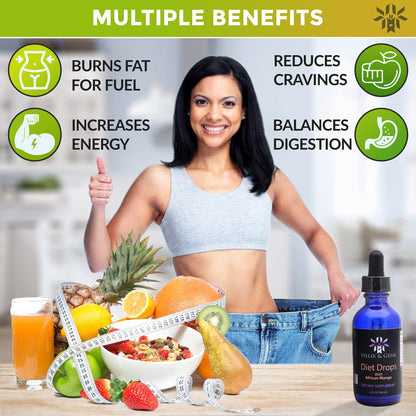 Helix & Gene Appetite Diet Drops Mango Flavor | Fast Weight Loss | Natural Metabolism - Maple Wellness Supplements