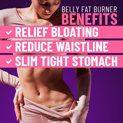 Helix Heal Belly Fat Burner for Women - Lose Stomach Fat w/Softgel Diet Pills - Maple Wellness Supplements